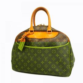 Louis Vuitton-Louis Vuitton Monogram Deauville Handbag-Brown