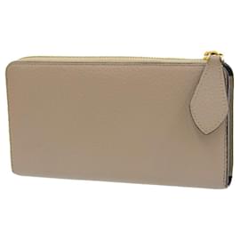 Louis Vuitton-Louis Vuitton Comet Leather Wallet M63104-Beige