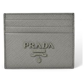 Prada Saffiano Card Case 1MC025 Grey