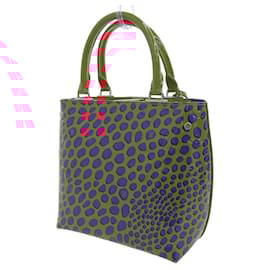 Louis Vuitton-Louis Vuitton Vernis Jungle Dot Open Tote M42033-Red,Blue