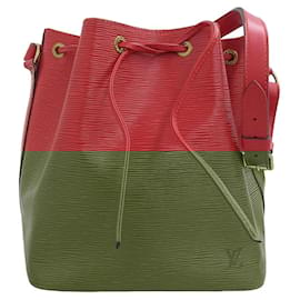 Louis Vuitton-Louis Vuitton Epi Petit Noe Shoulder Bag-Red