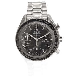 Omega Speedmaster Edelstahl-Uhr Schwarz