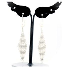 Tiffany & Co Pendientes de plata con perlas de agua dulce Tiffany Plata