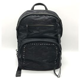 Mochila de couro nylon com studs Tumi Preto