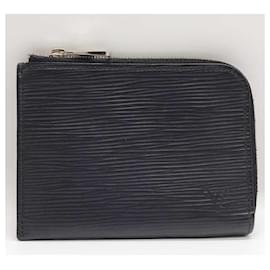 Louis Vuitton-Louis Vuitton Epi Coin Case M61809-Black