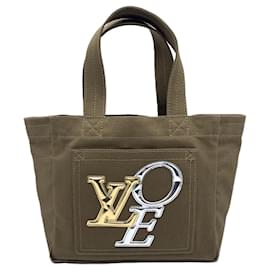Louis Vuitton-Louis Vuitton Canvas That's Love Tote PM M95469-Khaki