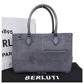 & Other Stories Berluti Leather Mini Neo Tote Bag Brown