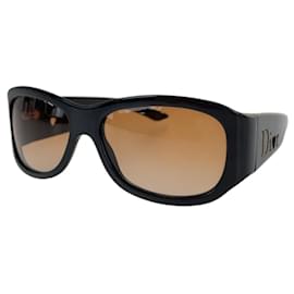 Dior-Dior Heart Sunglasses Brown Gold Plastic-Brown,Golden