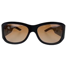 Dior-Dior Heart Sunglasses Brown Gold Plastic-Brown,Golden