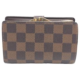Louis Vuitton-Louis Vuitton Damier Compact Wallet N61664-Brown