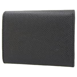 Louis Vuitton-Louis Vuitton Taiga Card Case M64595-Black