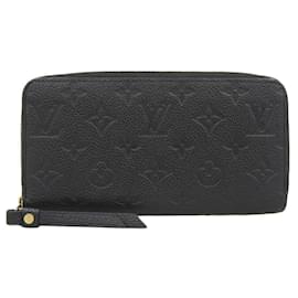 Louis Vuitton-Louis Vuitton Monogram Empreinte Zippy Wallet-Black