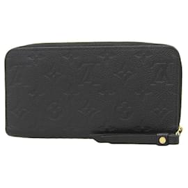 Louis Vuitton-Louis Vuitton Monogram Empreinte Zippy Wallet-Black
