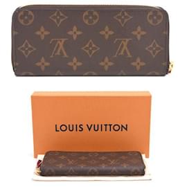 Louis Vuitton-Louis Vuitton Monogram Clemence Wallet M60742-Fuschia