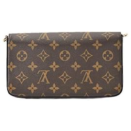 Louis Vuitton-Louis Vuitton Monogram Pochette Felicie Bag-Fuschia