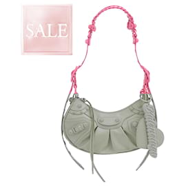 Balenciaga-Balenciaga Le Cagole XS Shoulder Bag-Pink