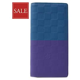 Louis Vuitton-Louis Vuitton Damier Infini Long Wallet N60081-Blue