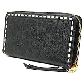 Louis Vuitton-Louis Vuitton Monogram Empreinte Zippy Wallet-Black