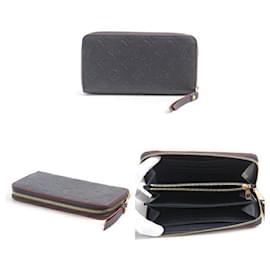 Louis Vuitton-Louis Vuitton Zippy Wallet Marine Rouge M62121-Navy blue