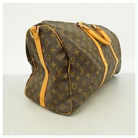 Louis Vuitton-Louis Vuitton Boston Bag Monogram Keepall Bandouliere 50-Brown
