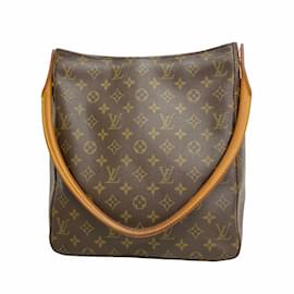 Louis Vuitton-Louis Vuitton Monogram Looping GM Shoulder Bag-Brown