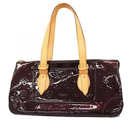 Louis Vuitton-Louis Vuitton Amarante Shoulder Bag-Dark red