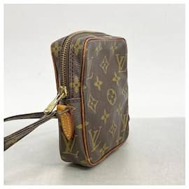 Louis Vuitton-Louis Vuitton Monogram Mini Danube Shoulder Bag-Brown