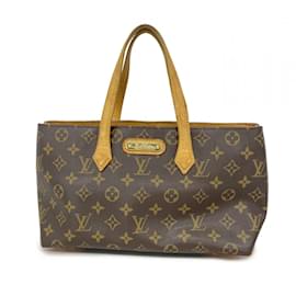 Louis Vuitton-Louis Vuitton Monogram Wilshire PM Handbag-Brown