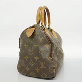 Louis Vuitton-Louis Vuitton Monogram Speedy 25 Handbag-Brown