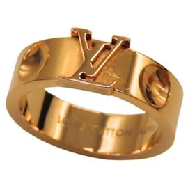 Louis Vuitton-Louis Vuitton K18PG Ring Pink Gold Unisex-Golden