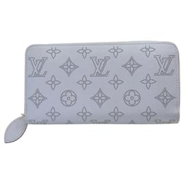 Louis Vuitton-Louis Vuitton Mahina Zippy Wallet M81643-Blue,Other