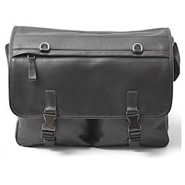 Prada-Prada Calf Messenger Bag Black 2VD768-Black