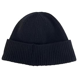 Louis Vuitton-Louis Vuitton Cashmere Beanie LV Dual Hat-Black