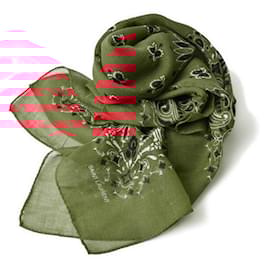 Yves Saint Laurent-Saint Laurent Wool Scarf 555774-Red,Other