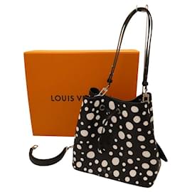 Louis Vuitton-Louis Vuitton NeoNoe MM Monogram Handbag-Black,White