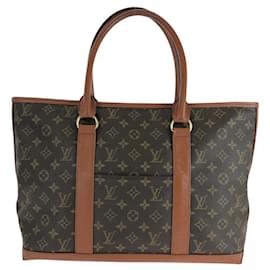 Louis Vuitton-Louis Vuitton Monogram Weekend Tote Bag-Brown