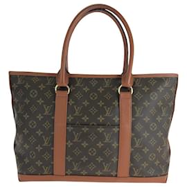 Louis Vuitton-Louis Vuitton Monogram Weekend Tote Bag-Brown