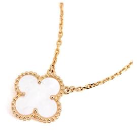 Van Cleef & Arpels-Van Cleef & Arpels Vintage Alhambra Necklace 750YG-White