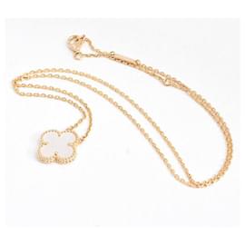 Van Cleef & Arpels-Van Cleef & Arpels Vintage Alhambra Necklace 750YG-White