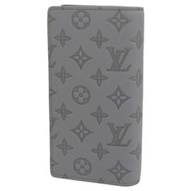 Louis Vuitton-Louis Vuitton Monogram Shadow Long Wallet M81335-Brown,Other