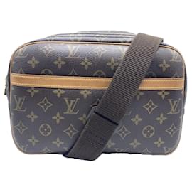 Louis Vuitton-Louis Vuitton Monogram Reporter PM Shoulder Bag-Brown