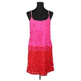 Galliano Robe rose Rose
