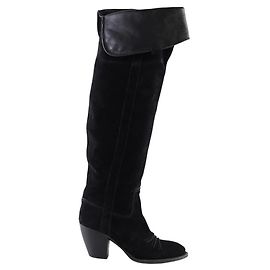 Dior Botas de camurça pretas Preto