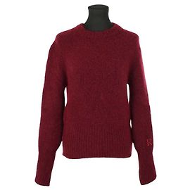Roseanna Bordeauxfarbener Wollpullover Bordeaux