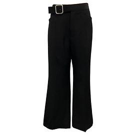 Calças flare com detalhe de fivela Jil Sander Preto 2023 Preto