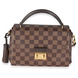 Louis Vuitton-Louis Vuitton Damier Ebene Canvas Croisette-Brown
