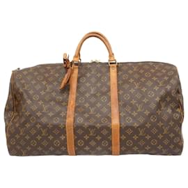 Louis Vuitton-Louis Vuitton Boston Bag Monogram Keepall Bandouliere 60-Brown