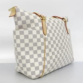 Louis Vuitton-Louis Vuitton Damier Azur Tote Bag-White
