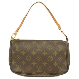 Louis Vuitton-Louis Vuitton Monogram Pochette Accessoires Pouch-Brown