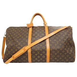 Louis Vuitton-Louis Vuitton Monogram Keepall Bandouliere 60-Brown